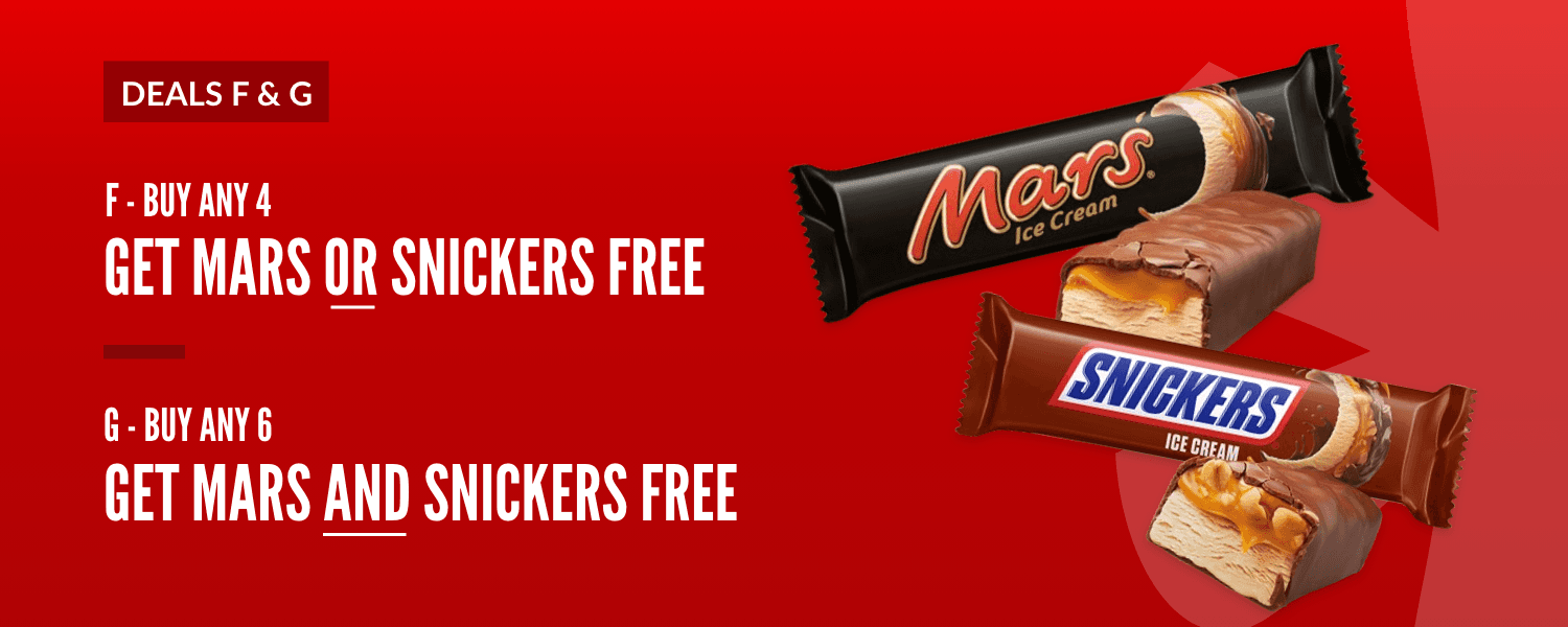 Mars & Snickers Ice Cream Promotion